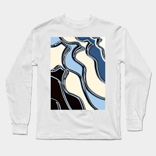 Liquid Curves Long Sleeve T-Shirt